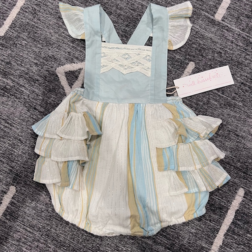 Well Dressed Wolf Baby Romper